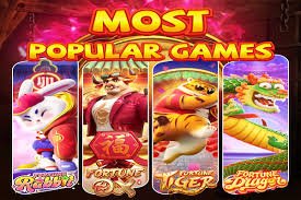Mesin slot digital berwarna-warni dengan tampilan animasi yang menarik